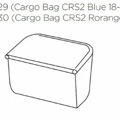 Thule Chariot Cross 2 Ersatzteil Cargo Bag-CRS2-Blue 18-X