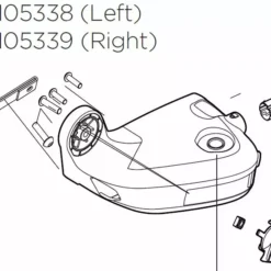 Thule Chariot Ersatzteil Versa Wing 4.0 - L 17-X Links