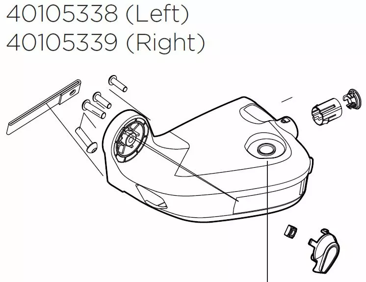 Thule Chariot Ersatzteil Versa Wing 4.0 - L 17-X Links 1 Thule Chariot Ersatzteil Versa Wing 4.0 - L 17-X Links