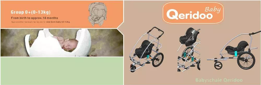 Qeridoo Babyschale Für Fahrradanhänger Qeridoo Kidgoo 3 Qeridoo Babyschale Für Fahrradanhänger Qeridoo Kidgoo – Bild 3