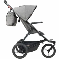 Mountain Buggy Urban Jungle Luxury Kinderwagen-Set Herringbone 2021 -Croozer Verkäufe mb urban jungle kinderwagen luxury herringbone satchel side