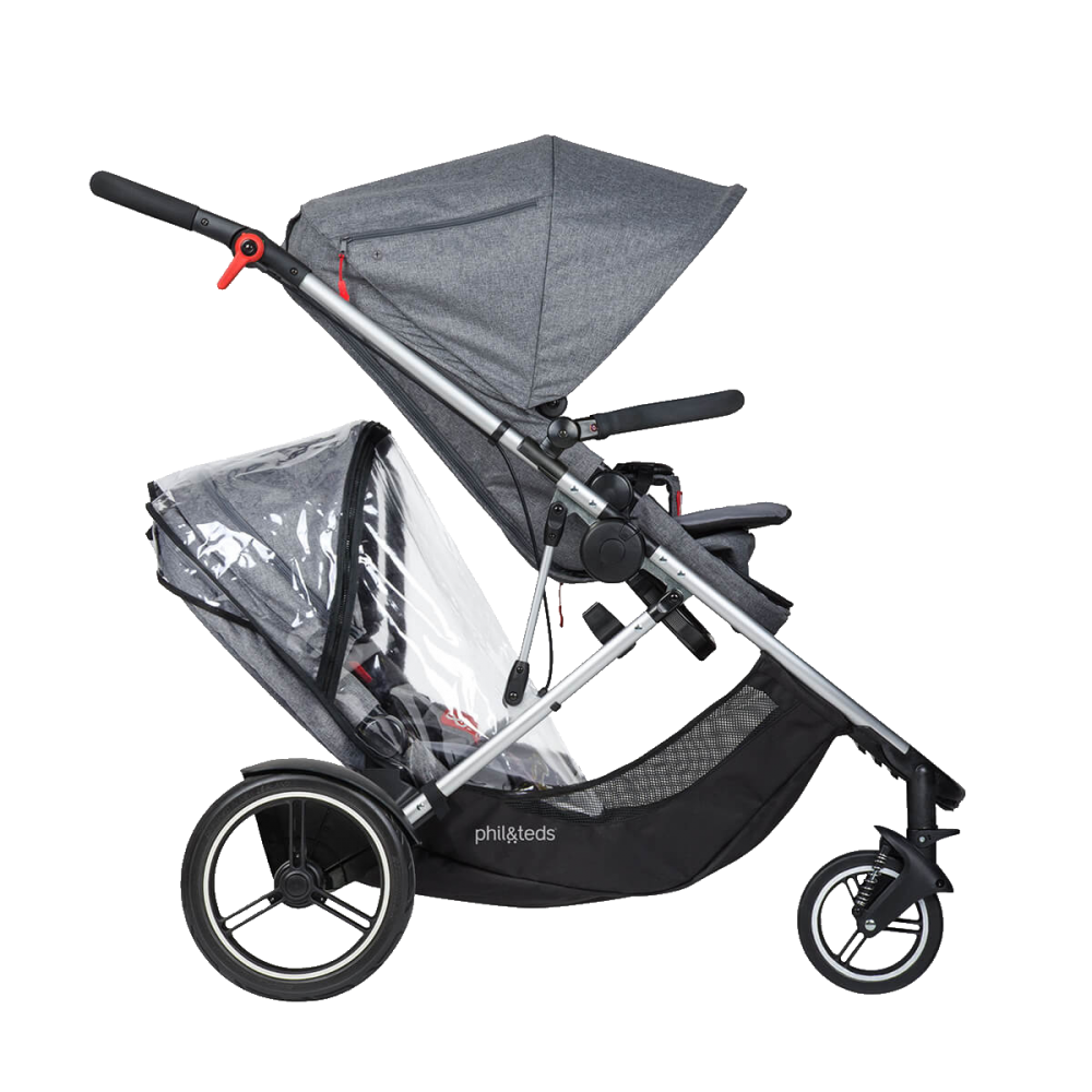 Phil&Teds Voyager Buggy 2016 Storm Cover Für Double Kit Zweitsitz 1 Phil&Teds Voyager Buggy 2016 Storm Cover Für Double Kit Zweitsitz
