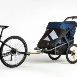 TFK Trends For Kids TFK Velo + Deichsel, Fahrradanhänger-Zwillingskinderwagen, Marine-schwarz -Croozer Verkäufe rs1387 t v2 s 334 bike 2 scr 54312 1200x800 1