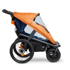 TFK Trends For Kids TFK Velo + Deichsel, Fahrradanhänger-Zwillingskinderwagen, Marine-schwarz -Croozer Verkäufe rs1406 t v2 s 334 wetterschutz 2 scr 54309 1200x800 1