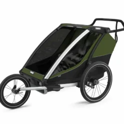 Thule Chariot Cab 2 Kinderanhänger 2023 -Croozer Verkäufe thule chariot cab cypress green 10