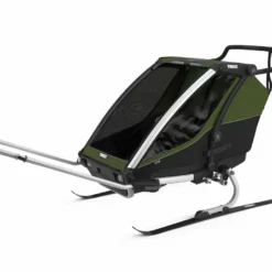 Thule Chariot Cab 2 Kinderanhänger 2023 -Croozer Verkäufe thule chariot cab cypress green 11