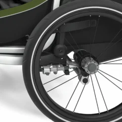 Thule Chariot Cab 2 Kinderanhänger 2023 -Croozer Verkäufe thule chariot cab cypress green 5